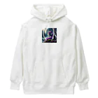 Motidukiの 紫色なトラ Heavyweight Hoodie