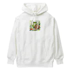 yuko_uのハピケロ〜ピクニック Heavyweight Hoodie