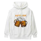 JUNK_HEDDのビールでハッピー Heavyweight Hoodie