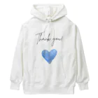 JUNK_HEDDのハート Heavyweight Hoodie