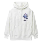 レーザーの純白のアイドル Heavyweight Hoodie