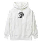 TRXのティラノサウルスのトライバル Heavyweight Hoodie