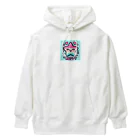 メアリーの星空とLINEスタンプ風デザインが絶妙 Heavyweight Hoodie