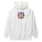 tak12_12の休みのパパさんペンギン Heavyweight Hoodie