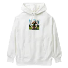 chibita08のグラサンプードル Heavyweight Hoodie