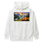 Kz_25@アウトドアーのキャンプファッション -Sunrise- Heavyweight Hoodie