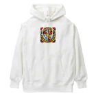 bigbamboofamilyのステンドガラス Heavyweight Hoodie