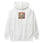 amijakoのＦＦ　ファミリー　秋 Heavyweight Hoodie