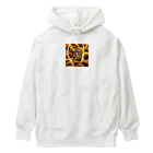 IloveCatのひまわりの中で一際輝く子猫 Heavyweight Hoodie