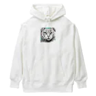 にゃんこーねこのドアップ猫 Heavyweight Hoodie