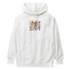 decnaの川沿いの街並み Heavyweight Hoodie