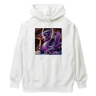 comati12の神秘的な紫の神龍 Heavyweight Hoodie