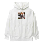 Isaiah_AI_Designの咆哮するトラ Heavyweight Hoodie