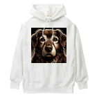 Ama'sの気難しやの犬さん Heavyweight Hoodie