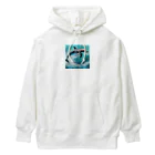 sora377の水中のバレリーナ、イルカ Heavyweight Hoodie