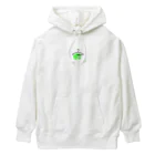 きんぎょのハンガーにかかった緑スライム Heavyweight Hoodie