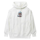 IloveCatのサメのフードを被った愛くるしい子猫 Heavyweight Hoodie