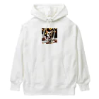 チワワ愛好家ショップの🎀チワワの幸せな一吠え🐕💓 - 心温まる家族の物語 Heavyweight Hoodie