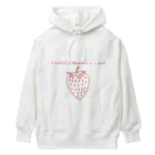 納豆ごはんのA mouthful of strawberries is so sweet! Heavyweight Hoodie