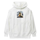 アザラシちゃんのアイスティーを飲むアザラシ Heavyweight Hoodie