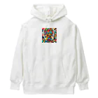 BrilliantTiaraのカラフルボタン Heavyweight Hoodie