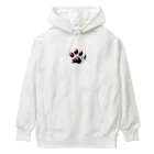 ニャン丸の猫の肉球ニャンポイント Heavyweight Hoodie