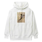 public2024の桜の枝にいたきじ (1887 - 1945) Heavyweight Hoodie