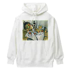 シーシャ美術館の『リンゴの籠とシーシャのある静物』 Heavyweight Hoodie