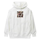 だんのんのよさこい祭りで踊る猫達 Heavyweight Hoodie