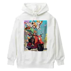 AQUAMETAVERSEのワンちゃん休日を楽しむ　なでしこ1478 Heavyweight Hoodie