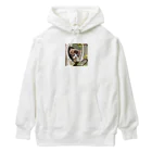 chocomegane0228の子猫と木 Heavyweight Hoodie