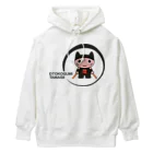 miyangicの男組太鼓魂七猫にゃん衆LGー大OTOKO-LG Heavyweight Hoodie