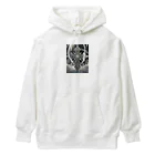 Colorful Canvasの光る黒い十字架 Heavyweight Hoodie