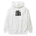 AREUSの美しい女性パイロットAI画像 Heavyweight Hoodie