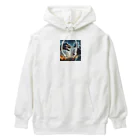 みんとの恐竜vsロボット Heavyweight Hoodie