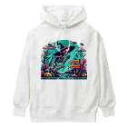 かるるんショップの骸骨紳士シリーズ　雨ニモマケズ、風ニモマケズ Heavyweight Hoodie