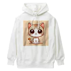 yos-1292583のねこニコばん Heavyweight Hoodie