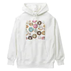 パキュラSHOPのドーナツ、時々ネコドーナツ Heavyweight Hoodie