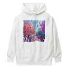 AQUAMETAVERSEの自然の美しい木々と鳥　なでしこ1478 Heavyweight Hoodie