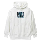 terurun19のブルーの幻想的なティアラ Heavyweight Hoodie