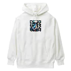 cut_junの無口な喋る青い鳥 Heavyweight Hoodie