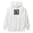 cotaro_worksのドラゴン 鉛筆画03 Heavyweight Hoodie