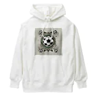 kenntarouのオリジナルサッカーロゴ Heavyweight Hoodie