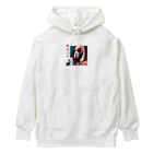 たんたん狸の不気味で可愛い森の不気味で可愛いフラミンゴ001 Heavyweight Hoodie