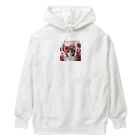 Y m @Y's shopの猫とダリア Heavyweight Hoodie