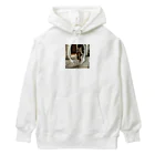 Suminekoのジャンプする猫さん Heavyweight Hoodie