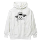 らうんじのムギワラノネコ Heavyweight Hoodie