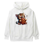 Gu--mimiの*Gu~mimi*肉好きにゃんこ Heavyweight Hoodie