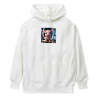 MTHのデータを分析するミニブタ Heavyweight Hoodie