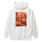 AQUAMETAVERSEのダリアの花の中の笑顔　なでしこ1478 Heavyweight Hoodie